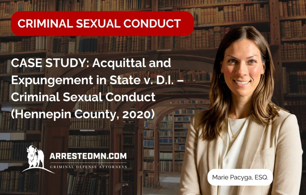 criminal sexual conduct