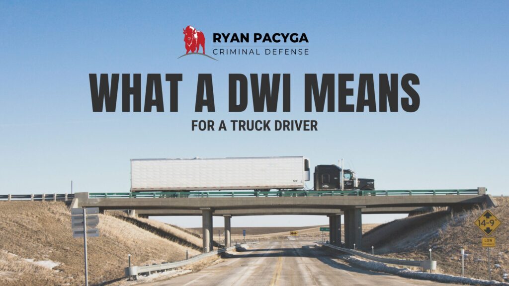 dwi for a truck driver