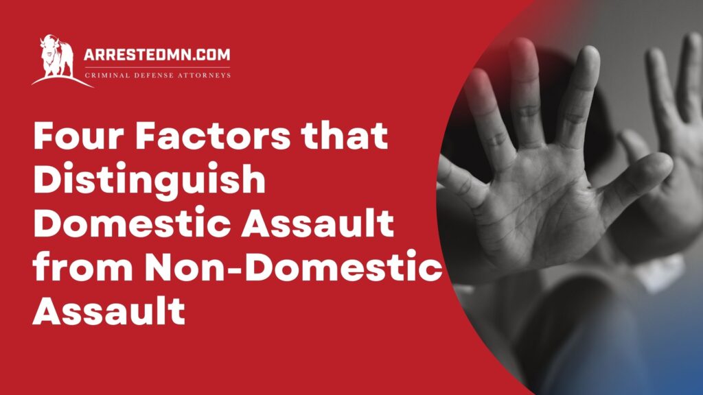 Minnesota Defines Four Factors that Distinguish Domestic Assault from Non-Domestic Assault