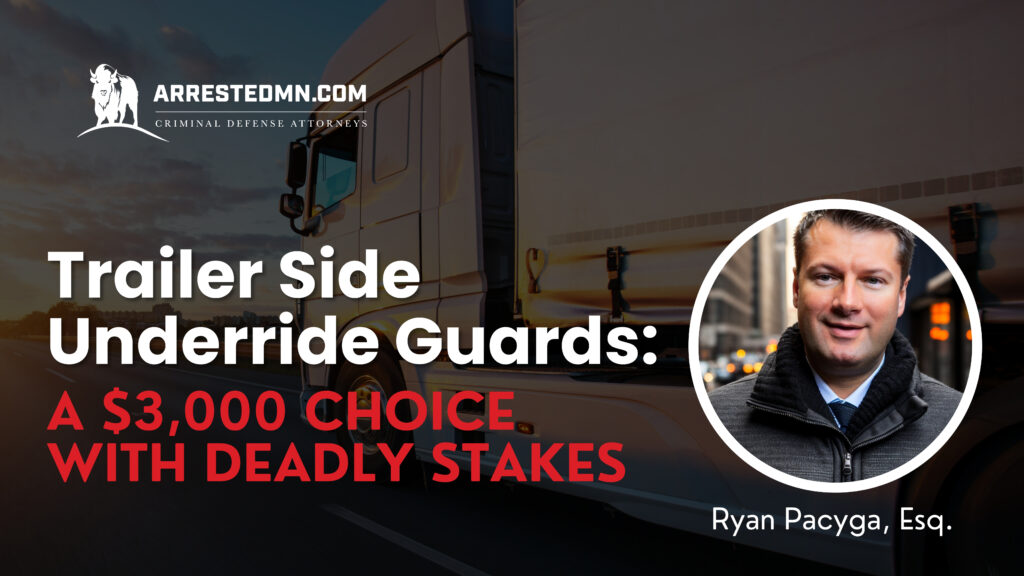 Trailer side underride guards - a $3,000 choice with deadly stakes